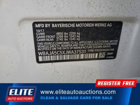 Used 2018 BMW 530i w/ Premium Package image 23