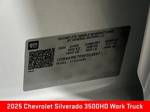 New 2025 Chevrolet Silverado 3500 W/T w/ WT Convenience Package image 27
