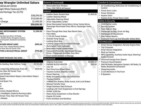Used 2018 Jeep Wrangler Unlimited Sahara AWD/4WD image 15