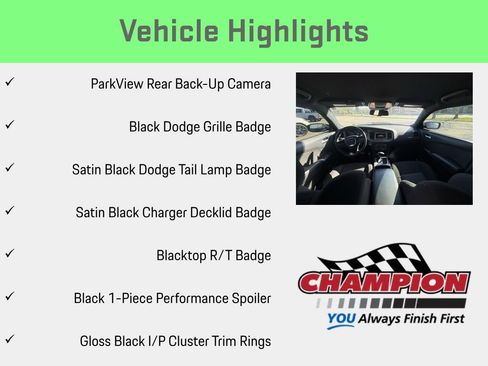 Used 2023 Dodge Charger R/T w/ Blacktop Package RWD image 12