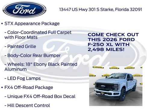 New 2026 Ford F250 XL w/ STX Appearance Package image 15