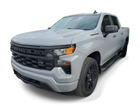 Used 2024 Chevrolet Silverado 1500 Custom w/ Turbomax Blackout Package AWD/4WD image 2