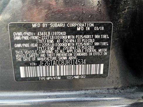 Used 2018 Subaru Crosstrek 2.0i Premium w/ Moonroof Package image 30