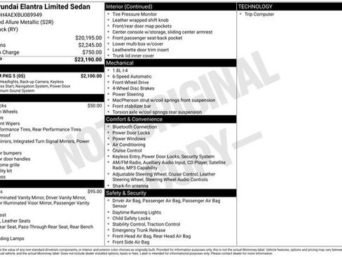Used 2011 Hyundai Elantra Limited w/ Premium Pkg 5 FWD image 6