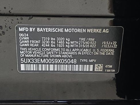 Certified 2025 BMW X7 M60i AWD/4WD image 34