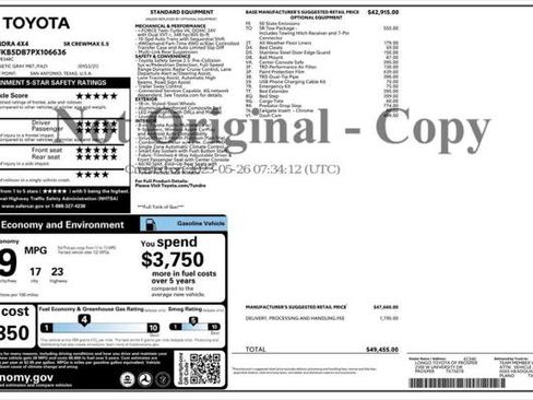 Used 2023 Toyota Tundra SR w/ SR Tow Package image 12