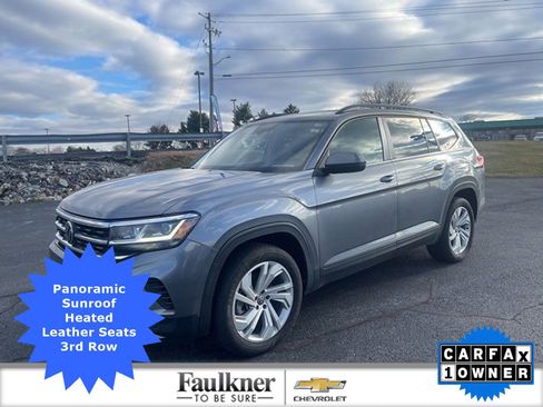 Used 2021 Volkswagen Atlas SE w/ Panoramic Sunroof Package image 1