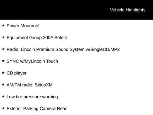 Used 2016 Lincoln MKZ AWD w/ Equipment Group 200A Select image 10