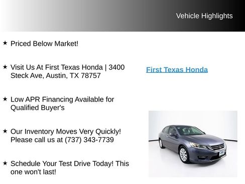 Used 2014 Honda Accord EX-L image 9