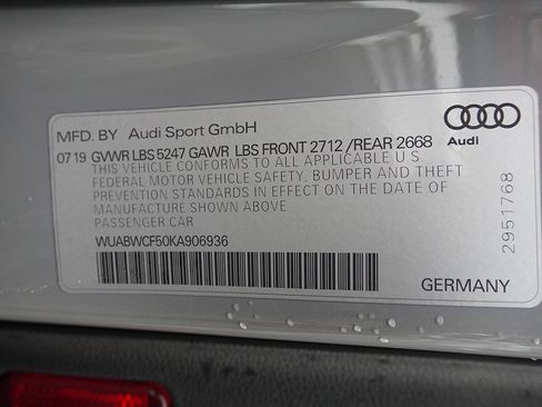 Used 2019 Audi RS 5 Sportback image 76