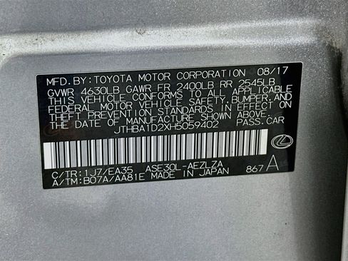 Used 2017 Lexus IS 200t F Sport w/ F Sport Package RWD image 12