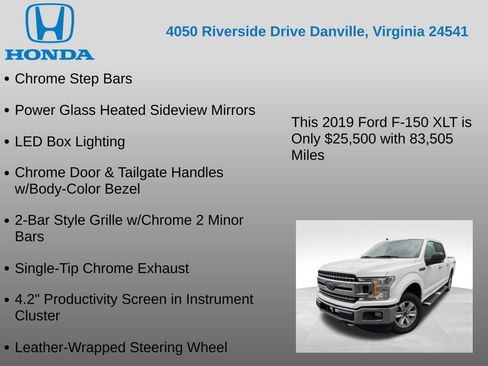 Used 2019 Ford F150 XLT w/ Equipment Group 302A Luxury AWD/4WD image 24