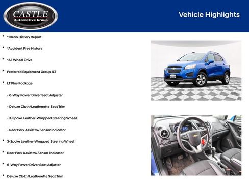 Used 2015 Chevrolet Trax LT w/ LT Plus Package AWD/4WD image 4