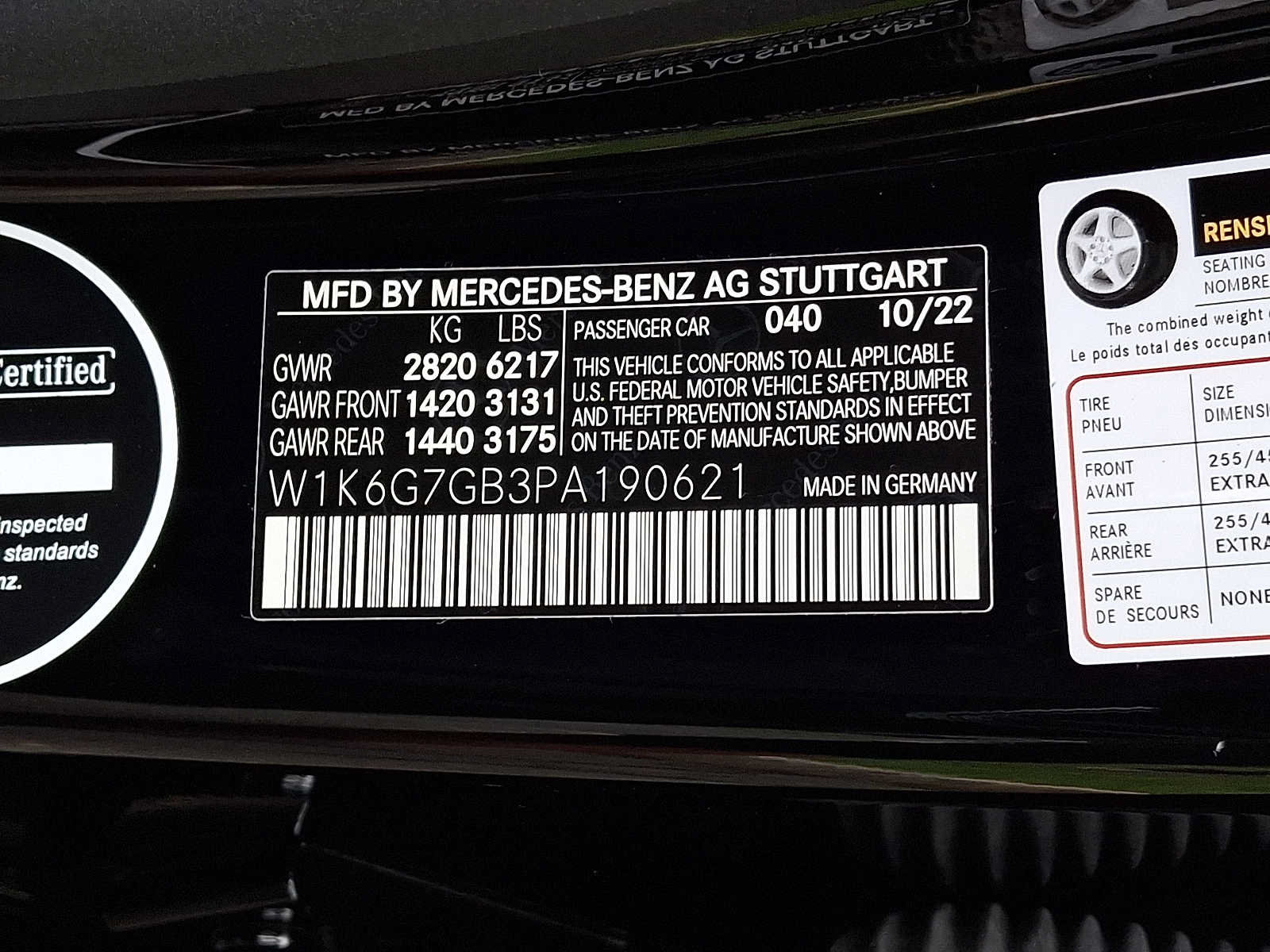 Certified 2023 Mercedes-Benz S 580 4MATIC Sedan image 25