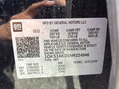 Used 2022 GMC Yukon SLE RWD image 38