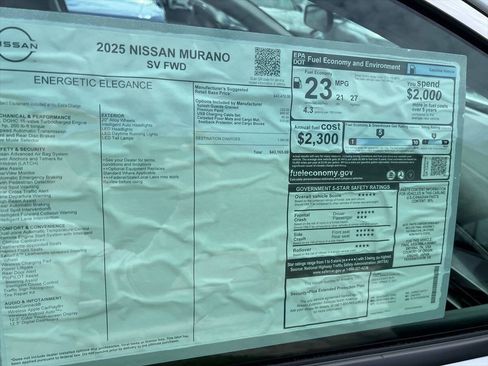 Used 2025 Nissan Murano SV FWD image 16