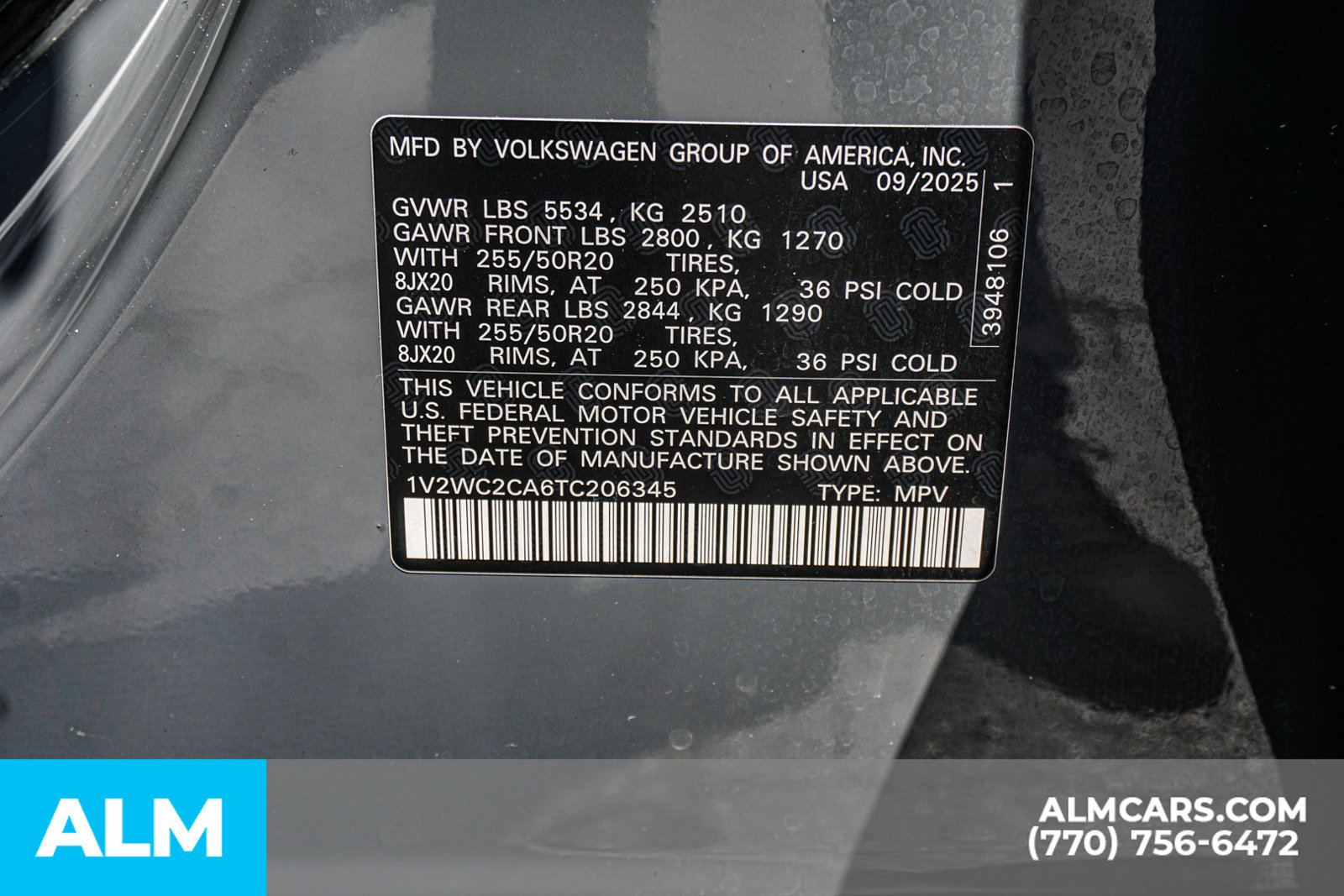 Used 2026 Volkswagen Atlas Cross Sport SE FWD image 60