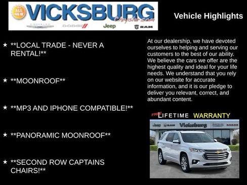 Used 2019 Chevrolet Traverse High Country w/ LPO, Floor Liner Package image 19