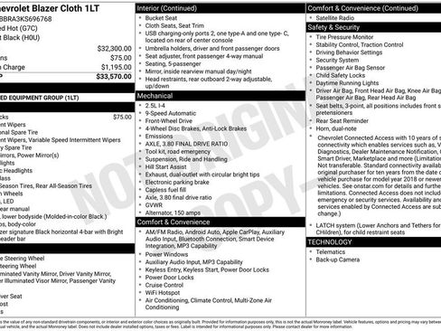 Used 2019 Chevrolet Blazer LT image 14