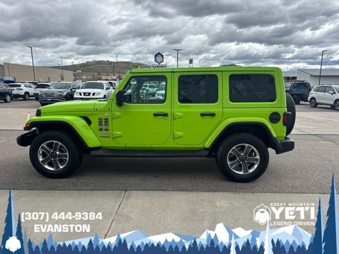 Used 2021 Jeep Wrangler Unlimited Sahara w/ Uconnect 4C Nav & Sound Group AWD/4WD image 6