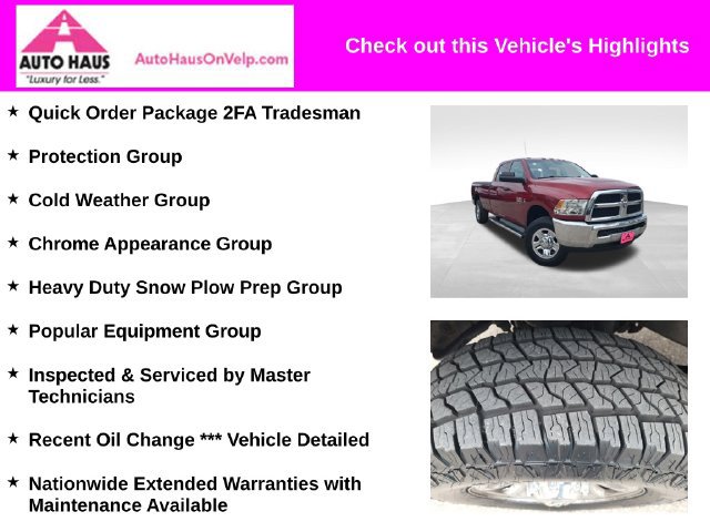 Used 2014 RAM 3500 Tradesman w/ Chrome Appearance Group AWD/4WD image 3