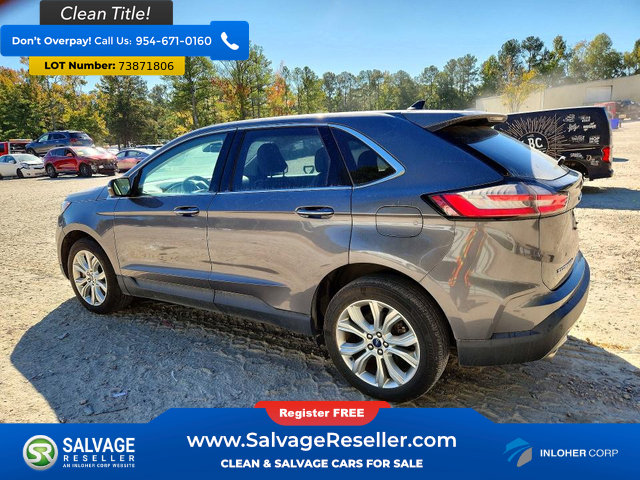 Used 2021 Ford Edge Titanium w/ Cargo Accessory Package FWD image 3