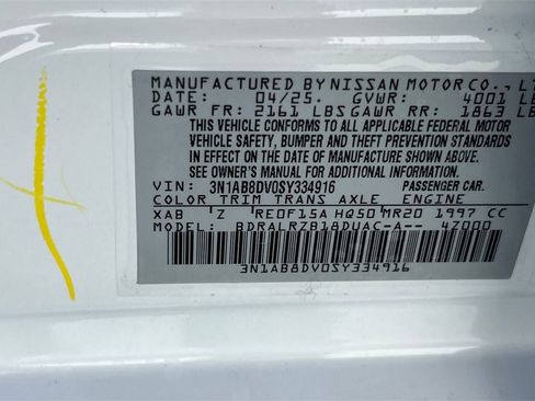 New 2025 Nissan Sentra SR w/ Midnight Edition image 22