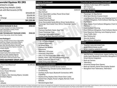 Used 2026 Chevrolet Equinox RS w/ Convenience Package III image 11