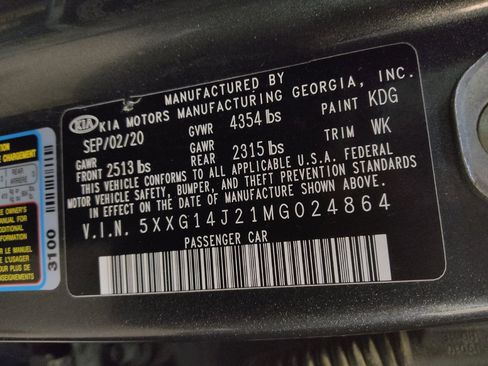 Used 2021 Kia K5 LXS FWD image 33