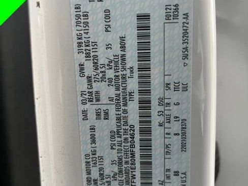 Used 2021 Ford F150 Platinum w/ Equipment Group 701A High AWD/4WD image 30