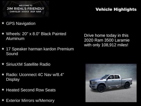 Used 2020 RAM 3500 Laramie image 5
