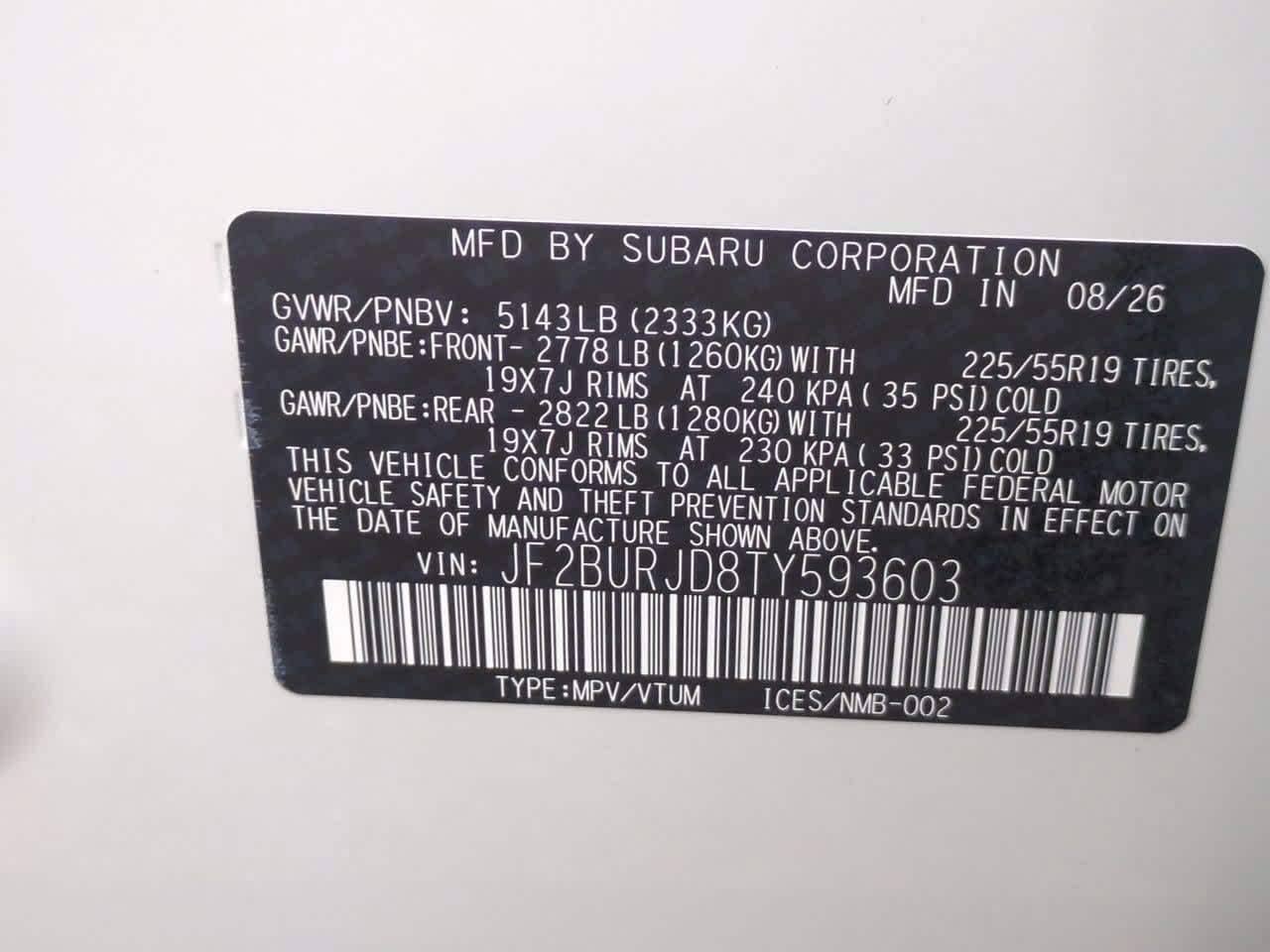 New 2026 Subaru Outback Touring XT AWD/4WD image 36