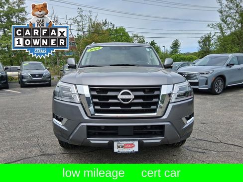 Certified 2024 Nissan Armada SL w/ Captain's Chairs Package AWD/4WD image 3