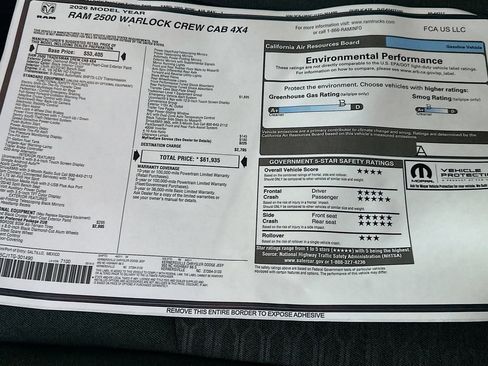 New 2026 RAM 2500 Warlock AWD/4WD image 20