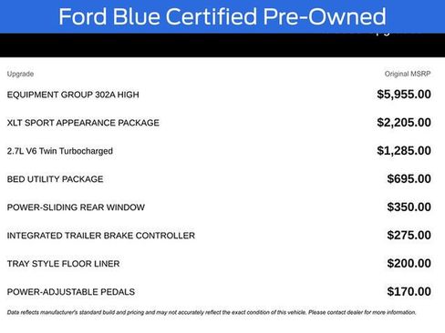 Used 2023 Ford F150 XLT w/ Equipment Group 302A High AWD/4WD image 7
