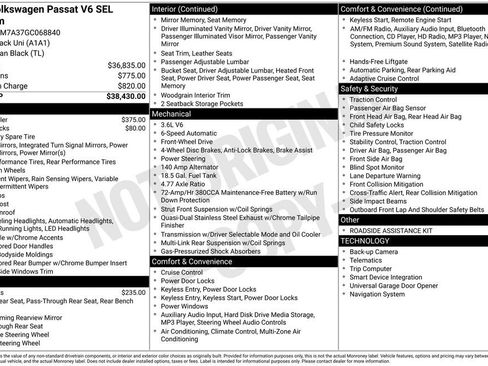Used 2016 Volkswagen Passat 3.6 SEL Premium image 2