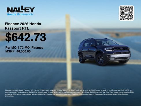 New 2026 Honda Passport RTL image 7