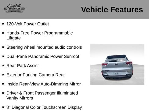 Used 2023 Chevrolet TrailBlazer RS w/ Sun and Liftgate Package AWD/4WD image 16