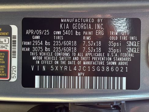Used 2025 Kia Sorento S w/ Panoramic Sunroof Package FWD image 31