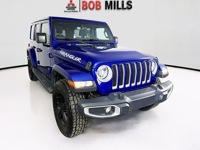 Used 2020 Jeep Wrangler Unlimited Sahara w/ Uconnect 4C Nav & Sound Group