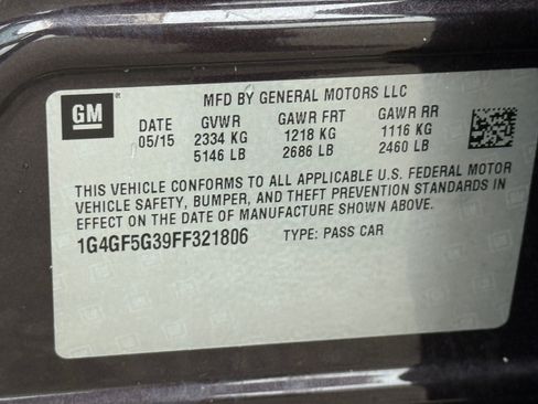 Used 2015 Buick LaCrosse Premium w/ Driver Confidence Package #1 image 34