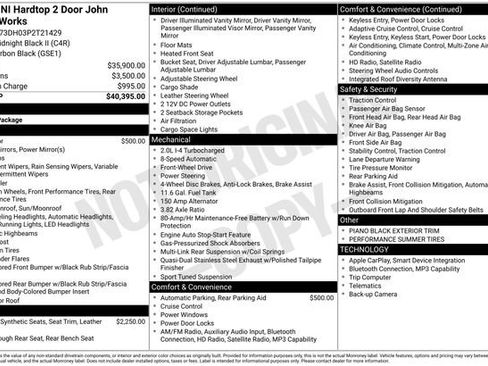 Used 2023 MINI Cooper John Cooper Works w/ Driver Assistance Package image 10