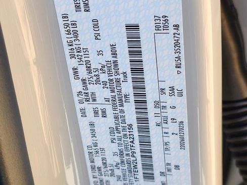 New 2026 Ford F150 STX w/ Equipment Group 200A image 31