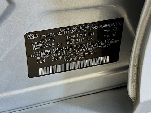 Used 2013 Hyundai Sonata GLS w/ Popular Equipment Pkg image 12