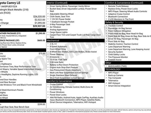 Certified 2023 Toyota Camry LE w/ Cold Weather Package image 26