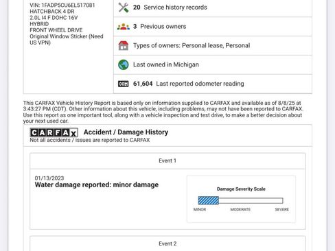 Used 2014 Ford C-MAX Energi SEL w/ Equipment Group 302A image 48