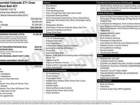 Used 2024 Chevrolet Colorado Z71 w/ Z71 Convenience Package 2 AWD/4WD image 31
