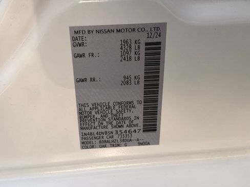Certified 2025 Nissan Altima 2.5 SV FWD image 31