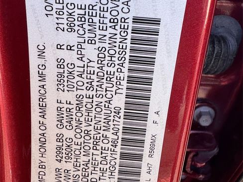 Used 2020 Honda Accord EX image 28