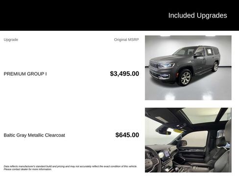 Used 2022 Jeep Wagoneer Series I w/ Premium Group I AWD/4WD image 7